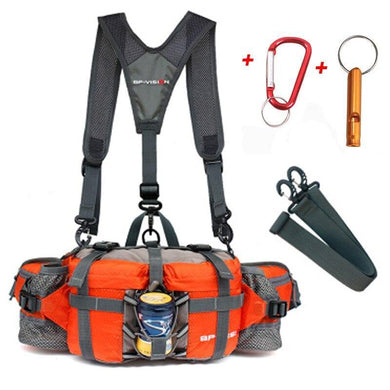Professional 800D Outdoor Hiking Waist Pack - Bicycle Bits