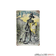Load image into Gallery viewer, Cycle Tin Sign - La Francaise - Bicycle Bits
