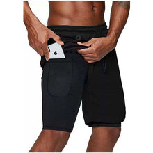 Load image into Gallery viewer, 2 in 1 Running Shorts - Bicycle Bits
