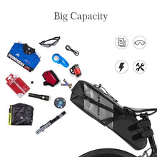 Load image into Gallery viewer, Bicycle Bits 10L Large Capacity Strap-On Bicycle Compact Tail Bag
