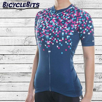Women's Squares Cycling Jersey - Bicycle Bits