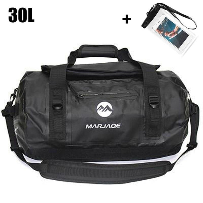 30/60/90L Outdoor Waterproof Swimming Bag Backpack Bucket Dry Sack Storage Bag for Rafting Sports Kayaking Canoeing Travel