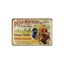 Load image into Gallery viewer, Cycle Tin Sign - Matelot - Bicycle Bits

