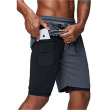 Load image into Gallery viewer, 2 in 1 Running Shorts - Bicycle Bits
