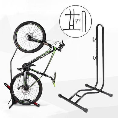 2020 Mountain Bike Rack Parking Holder Heavy L-Type Bicycle Coated Steel Display Floor Rack Bike Repair Stand with Hook - Bicycle Bits