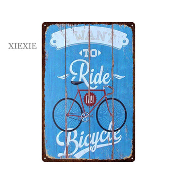 Retro Cycling Metal Signs - Bicycle Bits