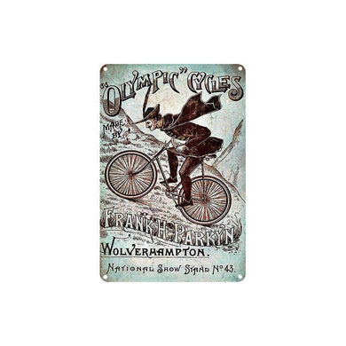 Cycle Tin Sign - Parkyn - Bicycle Bits