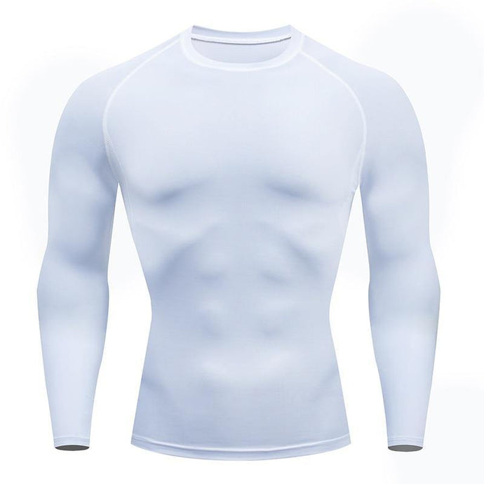 Men Compression Long Sleeve T-Shirt - Bicycle Bits