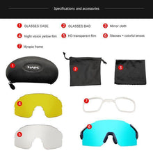 Load image into Gallery viewer, Wraparound Cycling Glasses - Bicycle Bits
