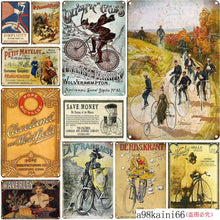Load image into Gallery viewer, Cycle Tin Sign - Cleveland - Bicycle Bits
