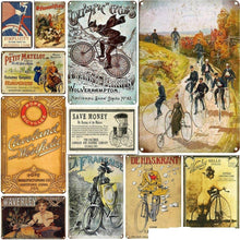 Load image into Gallery viewer, Cycle Tin Sign - Parkyn - Bicycle Bits
