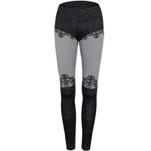 Load image into Gallery viewer, Lace Printed Fitness Legging - Bicycle Bits
