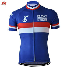 Load image into Gallery viewer, HOT NEW blue cycling jersey ropa Ciclismo men Short sleeve Pro team cycling clothing bike wear MTB maillot outdoor customized
