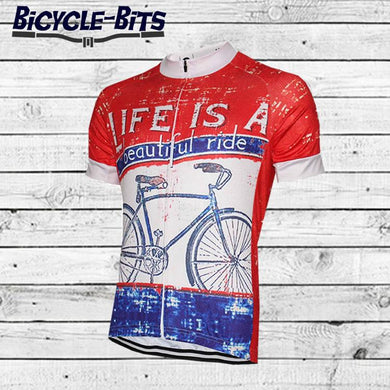Men's Beautiful Ride Cycling Jersey - Bicycle Bits