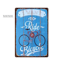 Load image into Gallery viewer, Retro Cycling Metal Signs - Bicycle Bits
