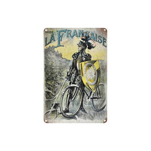 Load image into Gallery viewer, Cycle Tin Sign - La Francaise - Bicycle Bits
