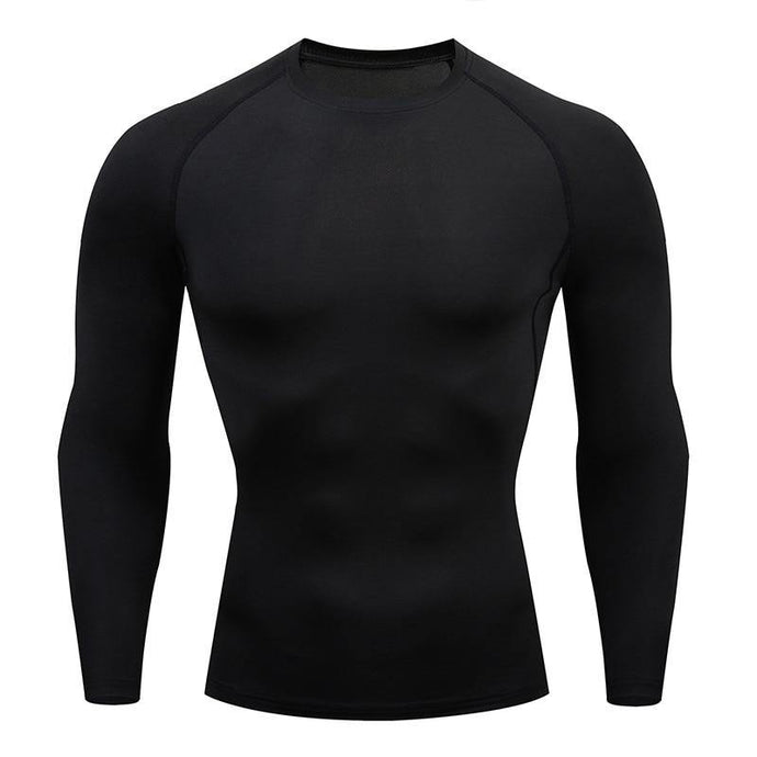Men Compression Long Sleeve T-Shirt - Bicycle Bits