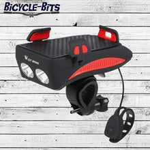 Load image into Gallery viewer, Cycling Front Light &amp; Phone Holder - Bicycle Bits
