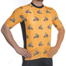 Load image into Gallery viewer, Mens Zebra Cycling Jersey - Bicycle Bits
