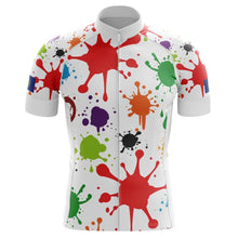 Load image into Gallery viewer, Men&#39;s Coloured Splat Cycle Jersey - Bicycle Bits
