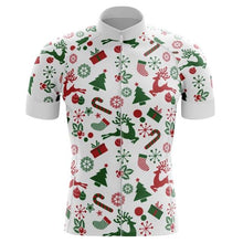 Load image into Gallery viewer, Men&#39;s Christmas Wrapping Short Sleeve Cycling Jersey - Bicycle Bits
