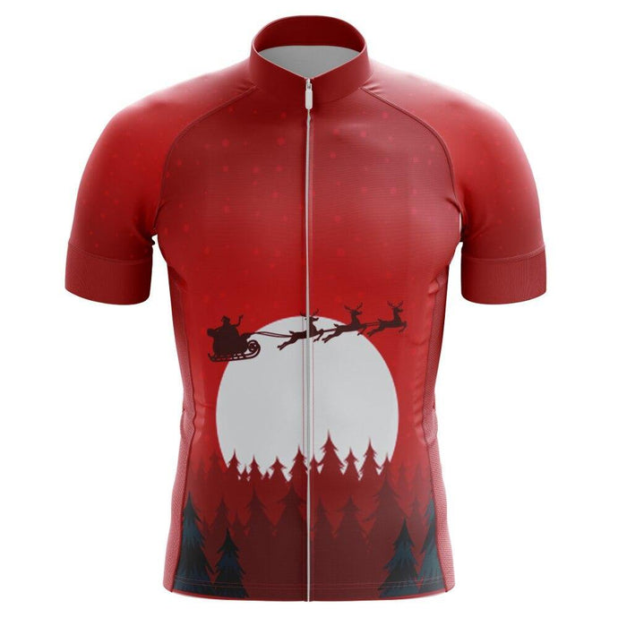 Men's Sleigh Silhouette Short Sleeve Cycling Jersey - Bicycle Bits