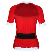 Load image into Gallery viewer, Women&#39;s Santa Short Sleeve Cycling Jersey

