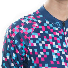 Load image into Gallery viewer, Women&#39;s Squares Cycling Jersey - Bicycle Bits
