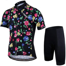 Load image into Gallery viewer, Floral Cycling Set - Bicycle Bits
