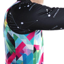 Load image into Gallery viewer, Geometric Daisy Windstopper Sleeveless Cycling Jacket - Bicycle Bits
