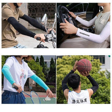 Load image into Gallery viewer, Ice Fabric Cycling Sleeves - Bicycle Bits
