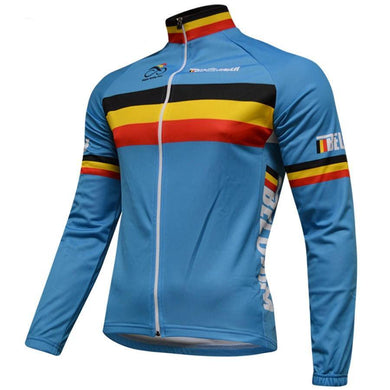 Long Sleeve Belgium Cycling Jersey - Bicycle Bits