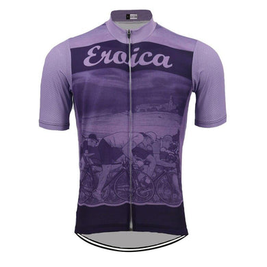 Eroica Purple Retro Jersey - Bicycle Bits