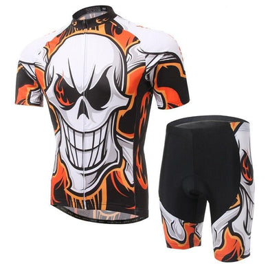 Children's Skull Jersey and Shorts - Bicycle Bits