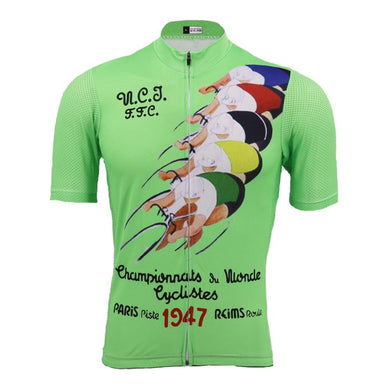 Paris Piste 1947 Retro Cycle Jersey