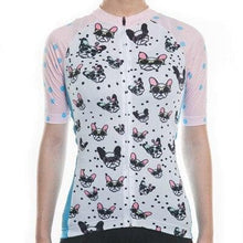 Load image into Gallery viewer, Women&#39;s Pug Cycling Jersey - Bicycle Bits

