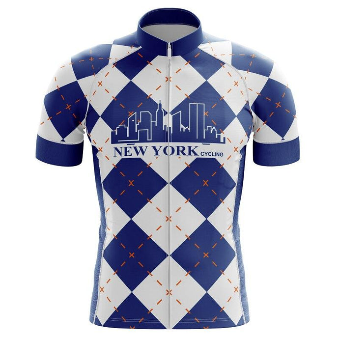 Men's New York Lattice Cycling Jersey - Bicycle Bits