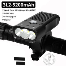 Load image into Gallery viewer, Rechargeable 20000Lm Bicycle Light - Power Bank
