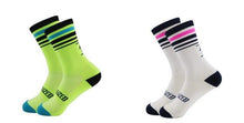 Load image into Gallery viewer, Striped Cycling Socks - Bicycle Bits
