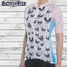 Load image into Gallery viewer, Women&#39;s Pug Cycling Jersey - Bicycle Bits
