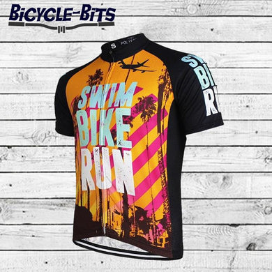Swim, Bike, Run Cycling Jersey - Bicycle Bits
