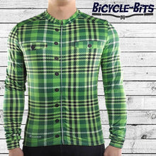 Load image into Gallery viewer, Men&#39;s Tartan Long Sleeve Jersey - Bicycle Bits
