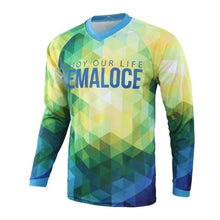 Load image into Gallery viewer, Triangles Long Sleeve MTB Jersey
