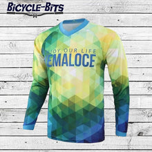 Load image into Gallery viewer, Triangles Long Sleeve MTB Jersey
