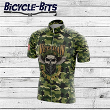 Load image into Gallery viewer, Veteran Skull Jersey - Bicycle Bits
