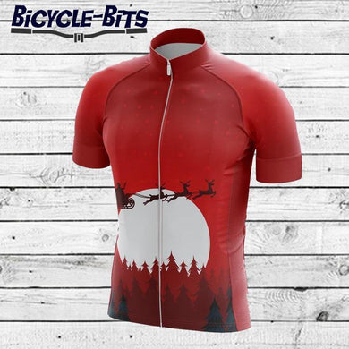 Men's Sleigh Silhouette Short Sleeve Cycling Jersey - Bicycle Bits