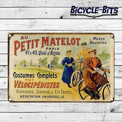 Cycle Tin Sign - Matelot - Bicycle Bits